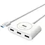 USB-хаб Ugreen CR113 USB to 4-Port USB 3.0 (40850) [52736] - мініатюра 1