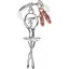 Брелок Metalmorphose Ballet & shoes (8000021004155) - мініатюра 1