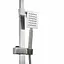 Душова система Platinum з виливом T 76 NES нержавіюча сталь, Нержавіюча сталь - мініатюра 2