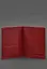 Кожаная обложка для паспорта и военного билета 1.2 красная - миниатюра 4