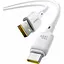 Кабель Baseus Silky Series USB-A to USB-C 100W 1m White (P10377703213-00) [155535] - мініатюра 4