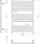 Водяна рушникосушка Mario Inox Гера 770x530/500 1.7.044546.P, Хром, нижнее - мініатюра 4