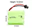 Аккумулятор AA 3.6V 2300 mAh с коннектором JST SM-2P для детских игрушек (18861) - миниатюра 2