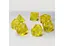 Набір кубиків Transparent 7 Dice Set - Yellow , 7 шт. (g7dtran04) - мініатюра 4