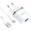 Сетевое зарядное устройство Hoco N1 1 x USB/2.4A Micro USB Белый - миниатюра 1