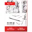 Папка для малюнка, креслення та гуаші 16921011 ROSA Studio А4/20 листів, 200гр./м2, дрібне зерно (4823098528494) - мініатюра 1