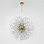 Пушистый подвесной светильник-шарик в виде одуванчика в золотом корпусе Ø 55 см | Line F | Арт. AS155/550 P GD - миниатюра 5