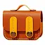 Шкіряний футляр Briefcase для навушників AirPods 3 Brown / Yellow - мініатюра 1