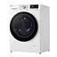 Стирально-сушильная машина LG фронтальная 9(6) кг 1400 А 56 см дисплей пара инвертор белый - миниатюра 6