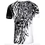 Футболка Xtreme Couture by Affliction Men T-Shirt Brutal CombaT White Skull Biker Tattoo 4XL - мініатюра 2
