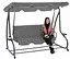 Садовые качели Garden Line Venera 210 x 120 x 170 см grey - миниатюра 6