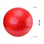 Мяч для фитнеса (фитбол) Cornix 65 см массажный Anti-Burst Red XR-0486 - миниатюра 6