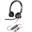 Гарнітура Poly BlackWire C3320 M USB-С + USB-C/A Adapter HS Stereo - мініатюра 1
