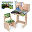 Дитяча Парта N 2071-13-3 дерево, зі стільчиком - мініатюра 1