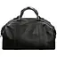 Кожаная дорожная сумка Люкс Черная - миниатюра 1