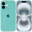 Чохол Epik Silicone Case Full Camera Protective AA для Apple iPhone 16, 6.1 Бірюзовий/Marine Green - мініатюра 3