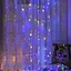 Новогодняя светодиодная гирлянда-штора Роса 3x3 м с 300 цветными LED лампочками и питанием USB - миниатюра 3