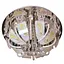 Люстра потолочная Brille хрустальная с подсветкой LED E27 60W WH (BCL-643/6) - миниатюра 1