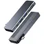 USB-хаб Baseus Harmonica Five-in-one HUB Adapter Grey (CAHUB-K0G) [72625] - мініатюра 3