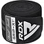 Бинти на коліна KR11 GYM Knee Wrap RDX Inc Limited WAH-KR11BG, Black/Grey - мініатюра 4