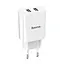 Зарядний пристрій Baseus Speed Mini Dual U 2USB 2.1A 10.5W Travel Charge White (CCFS-R02) - мініатюра 1