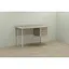 Компьютерный стол Ferrum-decor Таккота 75x100x70 белый ДСП Дуб Сонома 16мм (FRD-102109) - миниатюра 3