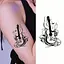Набор детских временных тату Черные мини №4 black-tattoo-mini-set-4-H - миниатюра 3