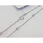 Срібний ланцюжок Аметист Якірне 38053РК 40 - мініатюра 4