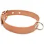 Ошейник для собак Zoo-hunt кожаный О рыжий 1,2/20-25 см - миниатюра 1