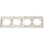 Рамка Brille на 4 поста шампань LB-4F iv - миниатюра 2