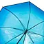 Женский зонт-трость полуавтомат Happy Rain 100 см синий - миниатюра 3