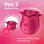 Вакуумний стимулятор клітора з вібрацією Satisfyer Pro 2 Classic Blossom 7 см рожевий - мініатюра 7
