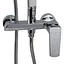 Душевая система TOPAZ LEXI TL 21105-H57 хромированная для ванной комнаты с верхним душем и смесителем - миниатюра 3