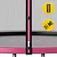 Батут с наружной сеткой 4FIZJO Classic 8FT 252 см Black/Pink (P-5907739314536) - миниатюра 10