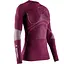 Термофутболка X-Bionic Energy Accumulator 4.0 Melange Shirt Round Neck Long Sleeve Women XL Бордовий (1068-EA-WT41W19W XL G144) - мініатюра 1