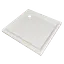 Душовий піддон Amidicon 900x900 з штучного каменю ПІДДОН_90_HL Білий - мініатюра 6