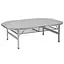 Стіл Bo-Camp Premium Oval 120x80 cm Сірий - мініатюра 2