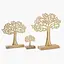 Декор алюминиевый MBM HOME Дерево на подставке золотой 100х50х135 мм (DH-ST-39 S GOLD) - миниатюра 6