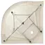 Набор Lidz Душевая кабина Latwa SC90x90.SAT.LOW.FR, полукруглая, стекло Frost 4 мм + Душевой поддон Kapielka ST90x90x15 - миниатюра 10