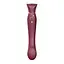 Вібратор Zalo Queen G-Spot Pulse Wave 21.5 см бордовий - мініатюра 5