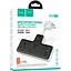 Сетевой фильтр HOCO AC12A на 2 розетки + 3 USB + USB-C, 30W, кабель 1 м, 220В, Black, Box - миниатюра 3