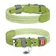Ошейник для собак из кожи и восстановленного хлопка Waudog Classic M Ш 20 мм Д 30-39 см салатовый - миниатюра 1