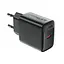 Мережевий зарядний пристрій Acefast A104 PD25W GaN single USB-C charger чорний - мініатюра 3