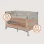 Детская кроватка-манеж Lionelo Ellen Beige Sand (LO-ELLEN BEIGE SAND) - миниатюра 9
