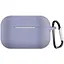 Чохол-накладка DK Apple AirPods Pro | Silicone Candy Friendly з карабіном (lavender grey) - мініатюра 1