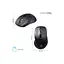 Мышка OfficePro M398B Wireless/Bluetooth Black (M398B) - миниатюра 12