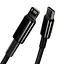 Кабель Baseus Tungsten Gold Fast Charging Data Cable Type-C to iP PD 20W 2m Black - мініатюра 4
