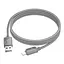 Дата кабель Hoco X113 Beneficio USB to Lightning (1m) Gray - мініатюра 2