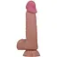 Фалоімітатор Baile Sliding Skin Bendable 8.1'' 20.6 см коричневий - мініатюра 1