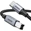 Кабель Ugreen US370 USB-C to USB-B 2.0m (80807) чорний [135891] - мініатюра 3